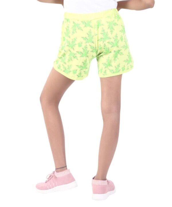 Girls Floral Print Regular Hot Pant - Image 2