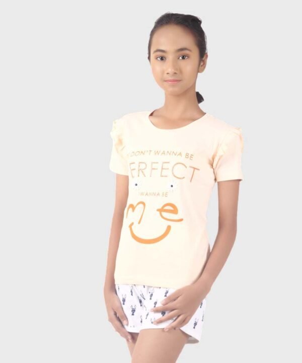 Printed Decorative Tee For Girls - Image 2