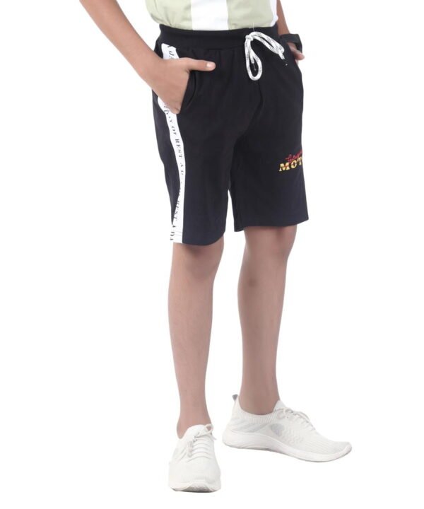 Pure Cotton Shorts For Boys, Kid Elastic Waist Shorts_ Pack Of 3 - Image 2