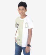 LEANDRO & REUBEN Boy's Half Sleeve Printed Cotton T-Shirt - Image 2