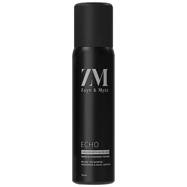 ZM Zayn & Myza Echo No Alcohol Deo for Men | Long Lasting Freshness | Citrus Fragrance, 120ml - Image 6