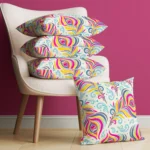Floral Printed Cushion/Pillow Covers _16 x 16 Inch _Set Of 4