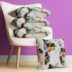Floral Printed Cushion Cover/Pillow Covers _16 x 16 Inch _Set Of 4