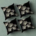 Black Cushion/Pillow Case Covers _16 x 16 Inch _Set Of 4
