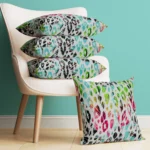 Floral Printed Cushion/Pillow Covers _16 x 16 Inch _Set Of 4