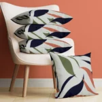 Floral Printed Cotton Cushion/Pillow Covers _16x16 Inch _Set Of 4