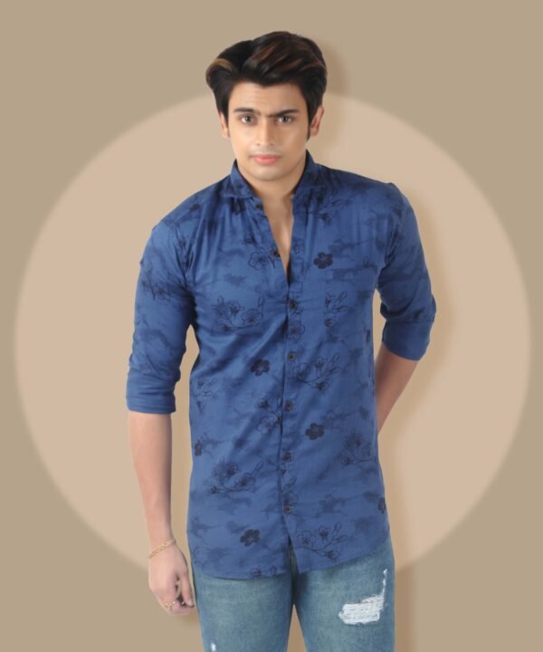 Mens Full Sleeves Casual Shirt| Mens Stylish Summer Printed Shirt - Image 1