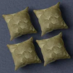VelvetCream Cushion/Pillow Case Covers _16 x 16 Inch _Set Of 4