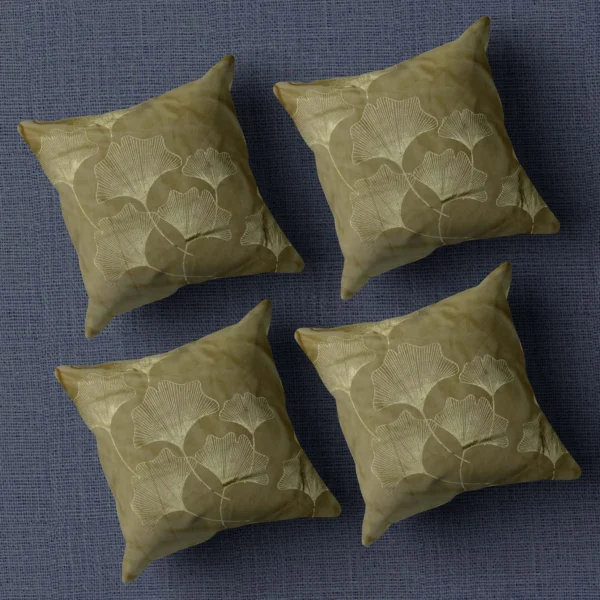 VelvetCream Cushion/Pillow Case Covers _16 x 16 Inch _Set Of 4 - Image 1