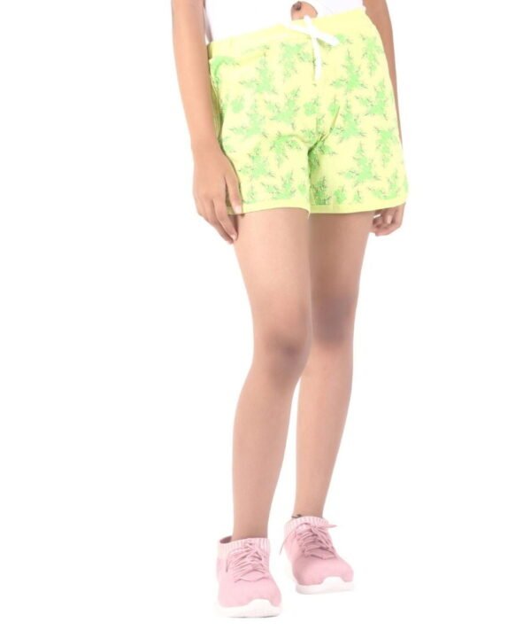 Girls Floral Print Regular Hot Pant - Image 1