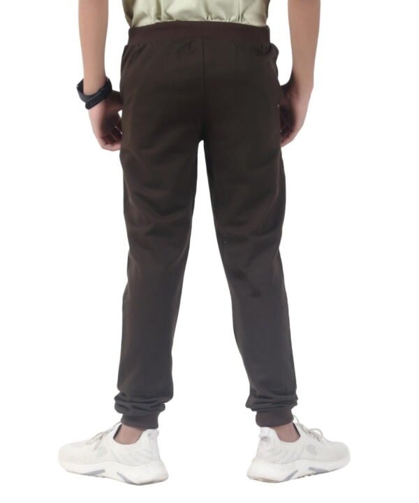 LEANDRO & REUBEN Boy's Joggers Track Pant Mehandi - Image 5