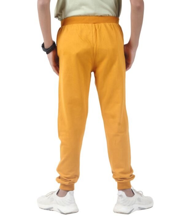 LEANDRO & REUBEN Boy's Joggers Track Pant Mustard - Image 2