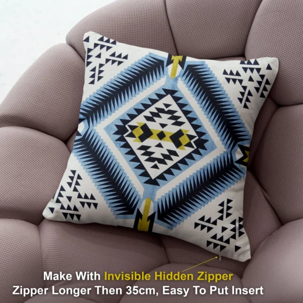 2-min_10_11zon Geometric Printed Cushion/Pillow Covers _16 x 16 Inch _Set Of 4 - Image 2