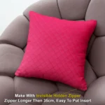 Purple Cushion/Pillow Case Covers _16 x 16 Inch _Set Of 4 - Image 2