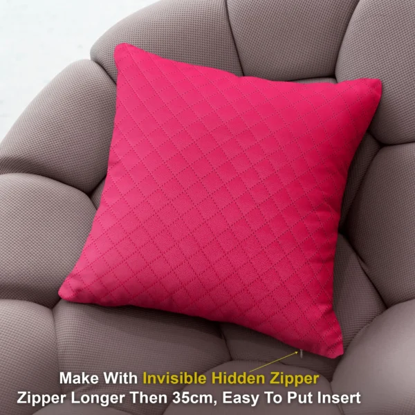 Purple Cushion/Pillow Case Covers _16 x 16 Inch _Set Of 4 - Image 2