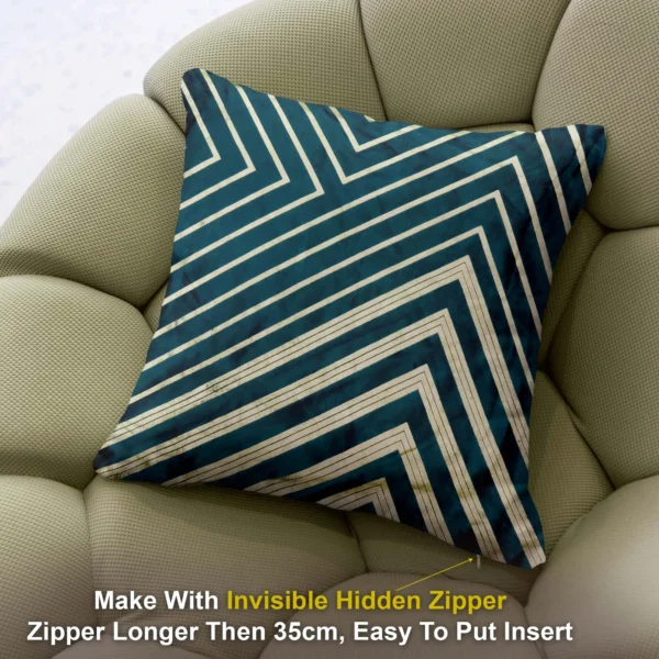 2-min_46_11zon Green Cushion/Pillow/Throw Case Covers _16 x 16 Inch _Set Of 4 - Image 2