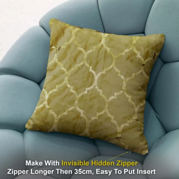 2-min_52_11zon Cream Cushion/Pillow Case Covers _16 x 16 Inch _Set Of 4 - Image 2