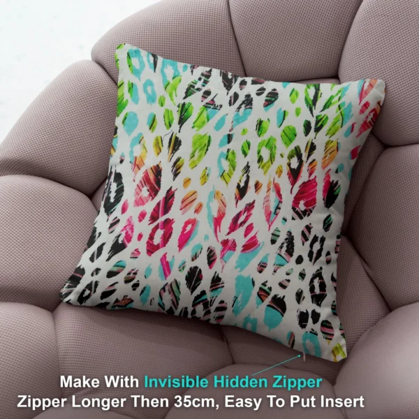 Floral Printed Cushion/Pillow Covers _16 x 16 Inch _Set Of 4 - Image 2