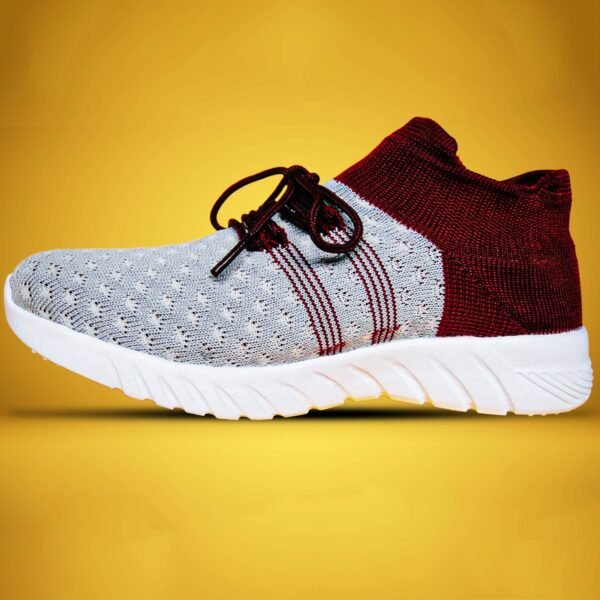 Women's Walking Shoes Lightweight Breathable Casual Jogging Shoes Ladies Tennis Shoes Workout Footwear Non-Slip Gym Sneakers for Women_Maroon - Image 8