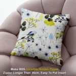 Cotton Printed Throw Pillow Cover/Cushion Cover_16x16 Inch _Set Of 4 - Image 2