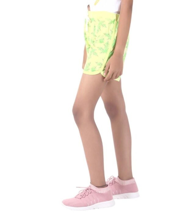 Girls Floral Print Regular Hot Pant - Image 3