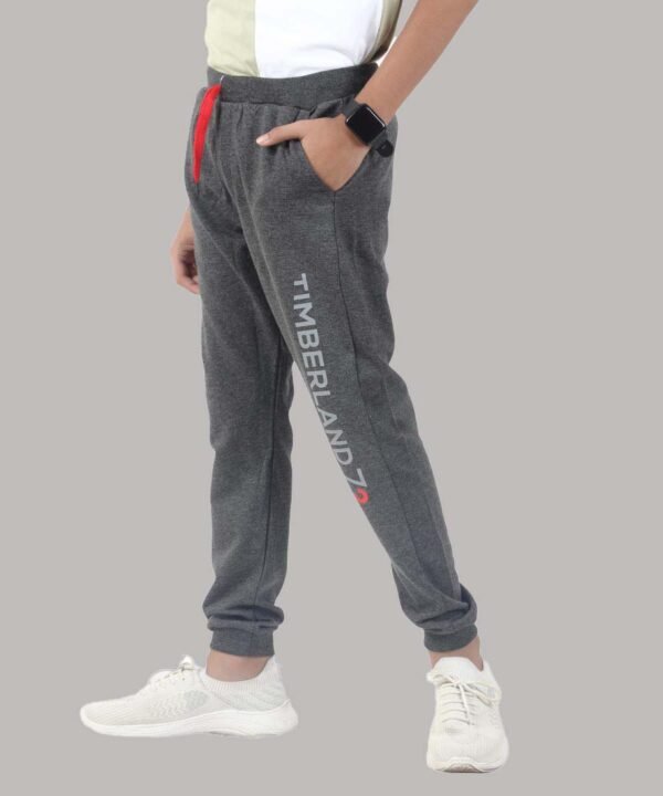 LEANDRO & REUBEN Boy's Joggers Track Pant Grey - Image 1