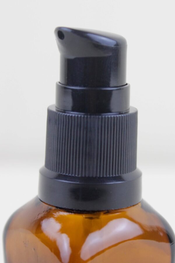 Empty Refillable Square Amber Glass Pump Bottle_20ml_Pack Of_5 - Image 6