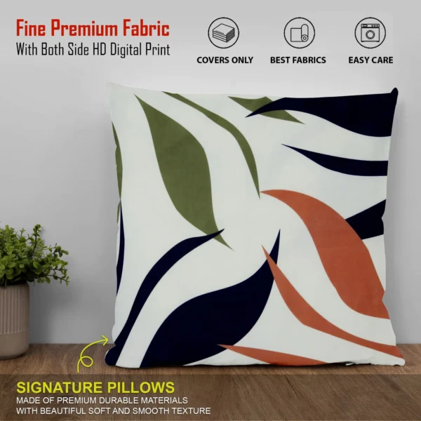 Floral Printed Cotton Cushion/Pillow Covers _16x16 Inch _Set Of 4 - Image 3