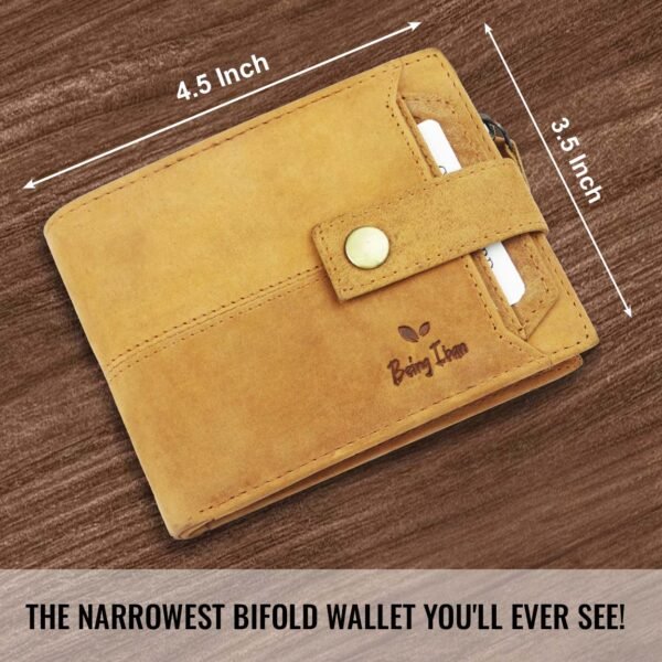 Mens Genuine Leather Wallet And Belt Combo Gift Set For Men |RFID Leather Card Holder and Belt Combo Box | Leather Wallet and Belt Gift Hamper for Men - Image 9