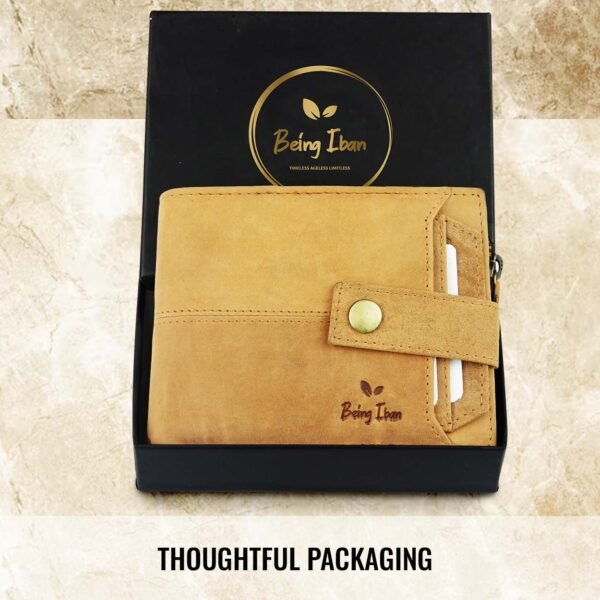 Mens Genuine Leather Wallet And Belt Combo Gift Set For Men |RFID Leather Card Holder and Belt Combo Box | Leather Wallet and Belt Gift Hamper for Men - Image 12