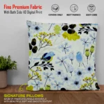 Cotton Printed Throw Pillow Cover/Cushion Cover_16x16 Inch _Set Of 4 - Image 4