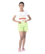 Girls Floral Print Regular Hot Pant - Image 4