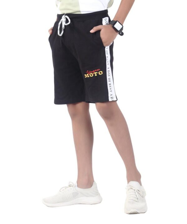 Pure Cotton Shorts For Boys, Kid Elastic Waist Shorts_ Pack Of 3 - Image 8