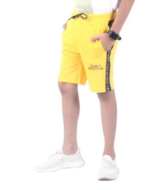 Pure Cotton Shorts For Boys, Kid Elastic Waist Shorts_ Pack Of 3 - Image 9