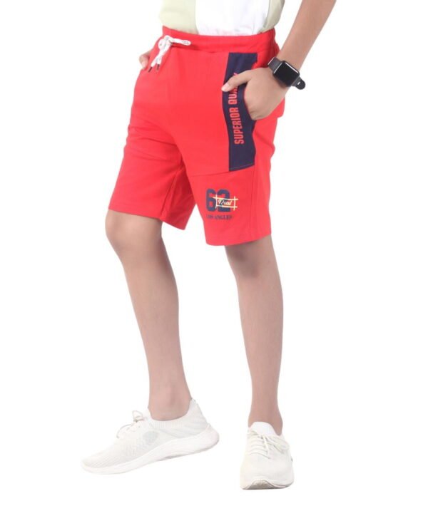 Pure Cotton Shorts For Boys, Kid Elastic Waist Shorts_ Pack Of 3 - Image 10