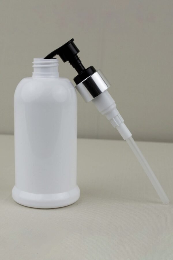 White Empty Cosmetic Plastic Pump Bottle_250ml_Pack Of_5 - Image 6