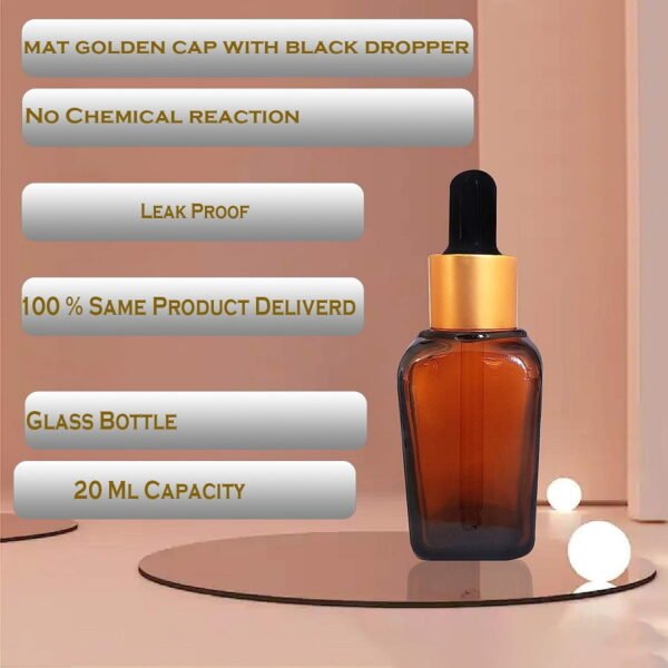 4.3 Glass Dropper Bottles,Empty Glass Bottles_20ml_Pack Of_5 - Image 2