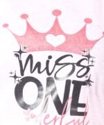 Womens Light Pink Printed Round Neck Top - Image 5
