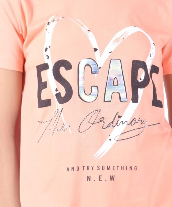 New Printed Decorative Tee For Girls - Image 2