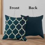Dark Green Cushion/Pillow Case Covers _16 x 16 Inch _Set Of 4 - Image 3