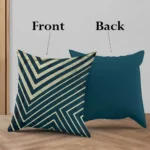 Green Cushion/Pillow/Throw Case Covers _16 x 16 Inch _Set Of 4 - Image 3