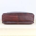 Leather Laptop Bag for Men Women, Premium Laptop Briefcase Fits Up to 15.6 Inch Notebook,Durable Portable Shoulder Messenger Crossbody Bag Carry On Case for Travel Business Office, Brown - Image 10