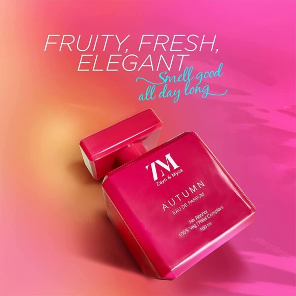 ZM Autumn Perfume for Women | Premium Long Lasting Fragrance | No Alcohol Perfume I Eau de Parfum for Women I (EDP) 100 ML - Image 3