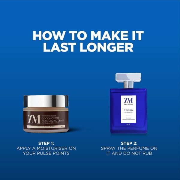 ZM Storm Perfume for Men | Premium Long-lasting Fragrance | No Alcohol Perfume I Woody Fragrance Eau de Parfum I (EDP) - 100 ml - Image 5