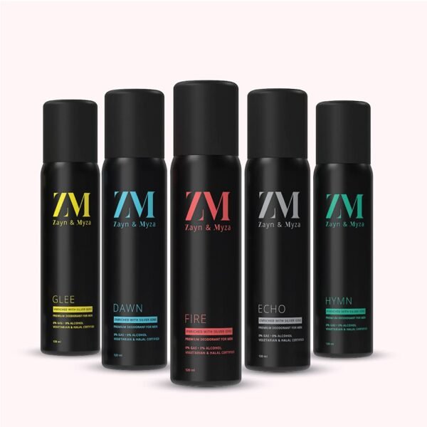 ZM Zayn & Myza Fire Deodorant | No Alcohol Body Spray for Men | Long Lasting Freshness | Musky Fragrance | Pack of 1, (120ml) - Image 5