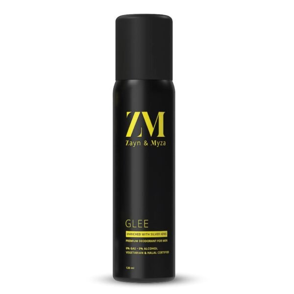 ZM Zayn & Myza Glee No Alcohol Deo for Men | Long Lasting Freshness | Musky Fragrance, 120ml - Image 5