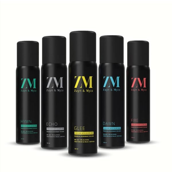 ZM Zayn & Myza Glee No Alcohol Deo for Men | Long Lasting Freshness | Musky Fragrance, 120ml - Image 6