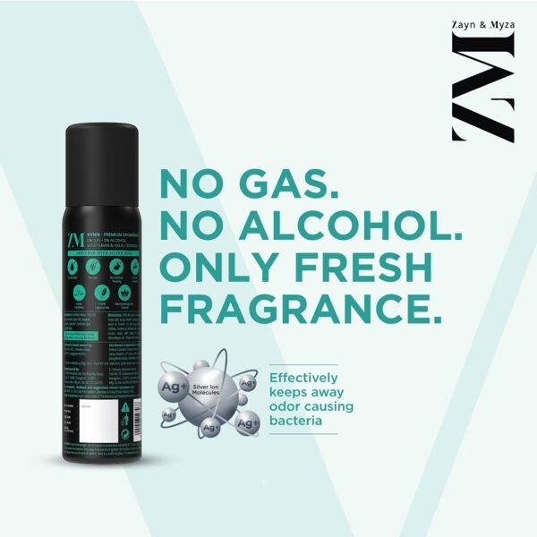 ZM Zayn & Myza Hymn No Alcohol Deo for Men | Long Lasting Freshness | Woody Fragrance, 120ml - Image 2