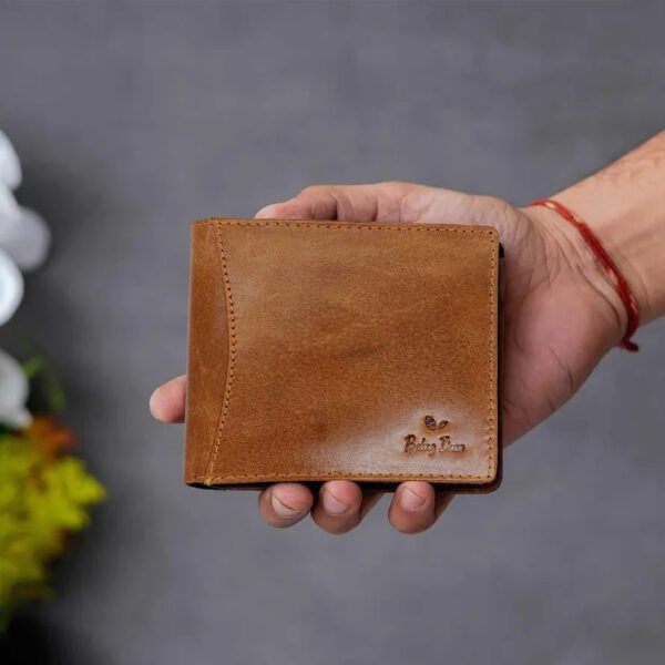 Mens Leather Wallet and Leather Belt Combo | Leather Wallet and Belt Combo Pack | Wallet and Belt Gift Set,Gift for Friend, Boyfriend,Husband,Father, Son etc - Image 2