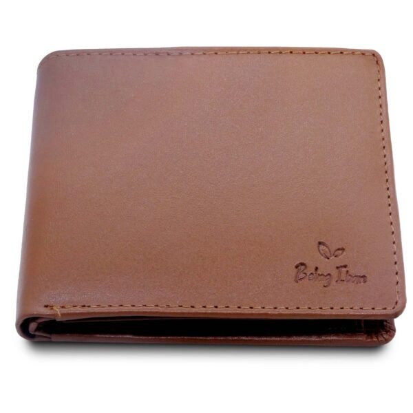 Genuine Leather Wallet for Men (Brown) - Image 1